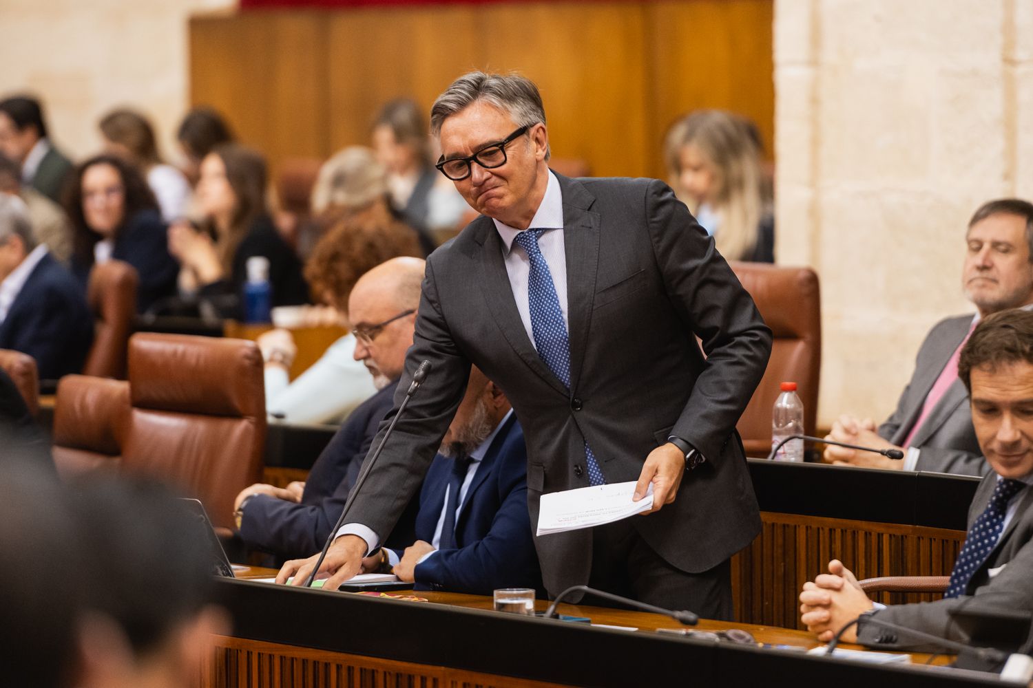 Manuel Gavira, en una sesión en el Parlamento. - MAURI BUHIGAS