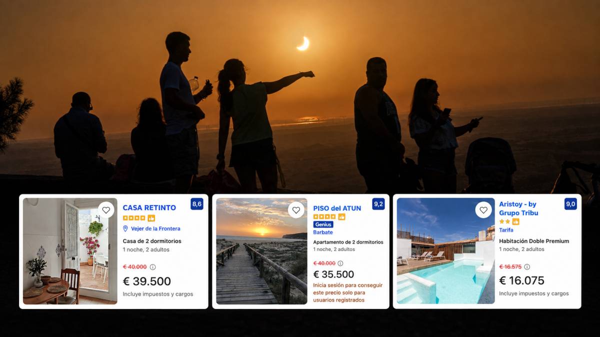 El eclipse total en agosto de 2027 desata precios de otra galaxia en la provincia de Cádiz, donde habrá franja completa