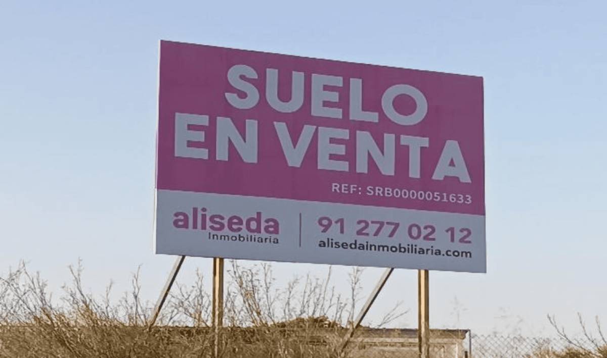 Cartel de venta del suelo - Cartel de venta del suelo