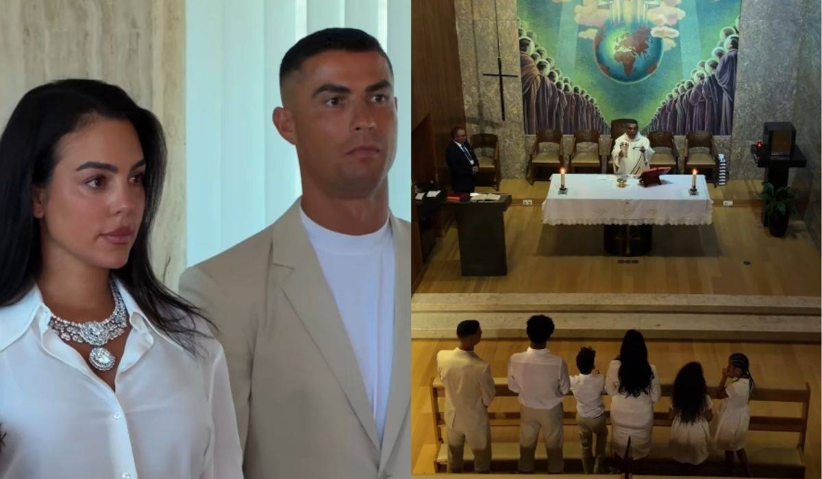 Cristiano y Georgina muestran por fin su boda íntima: Gucci y un 'sí quiero' en el salón de casa