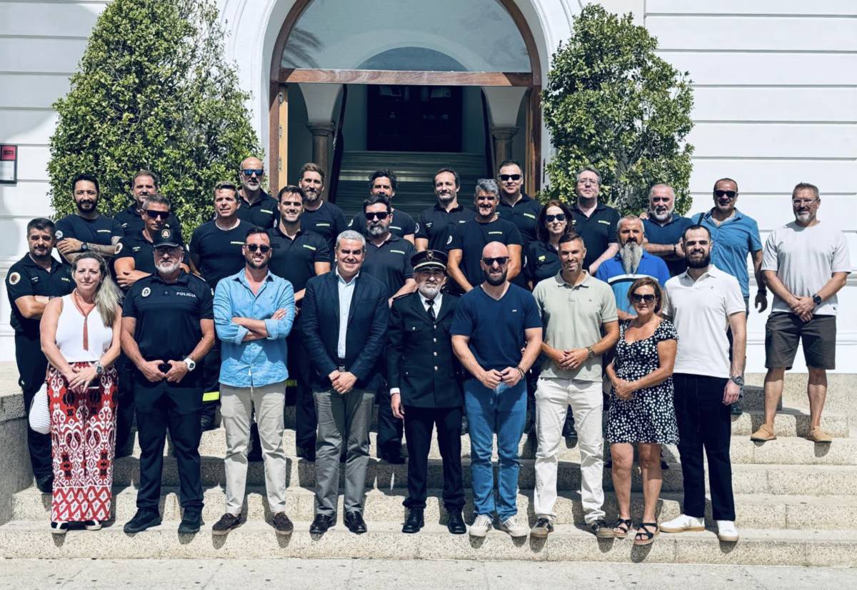 El último día de Ángel González, jefe del parque de bomberos de El Puerto y 33 años de servicio