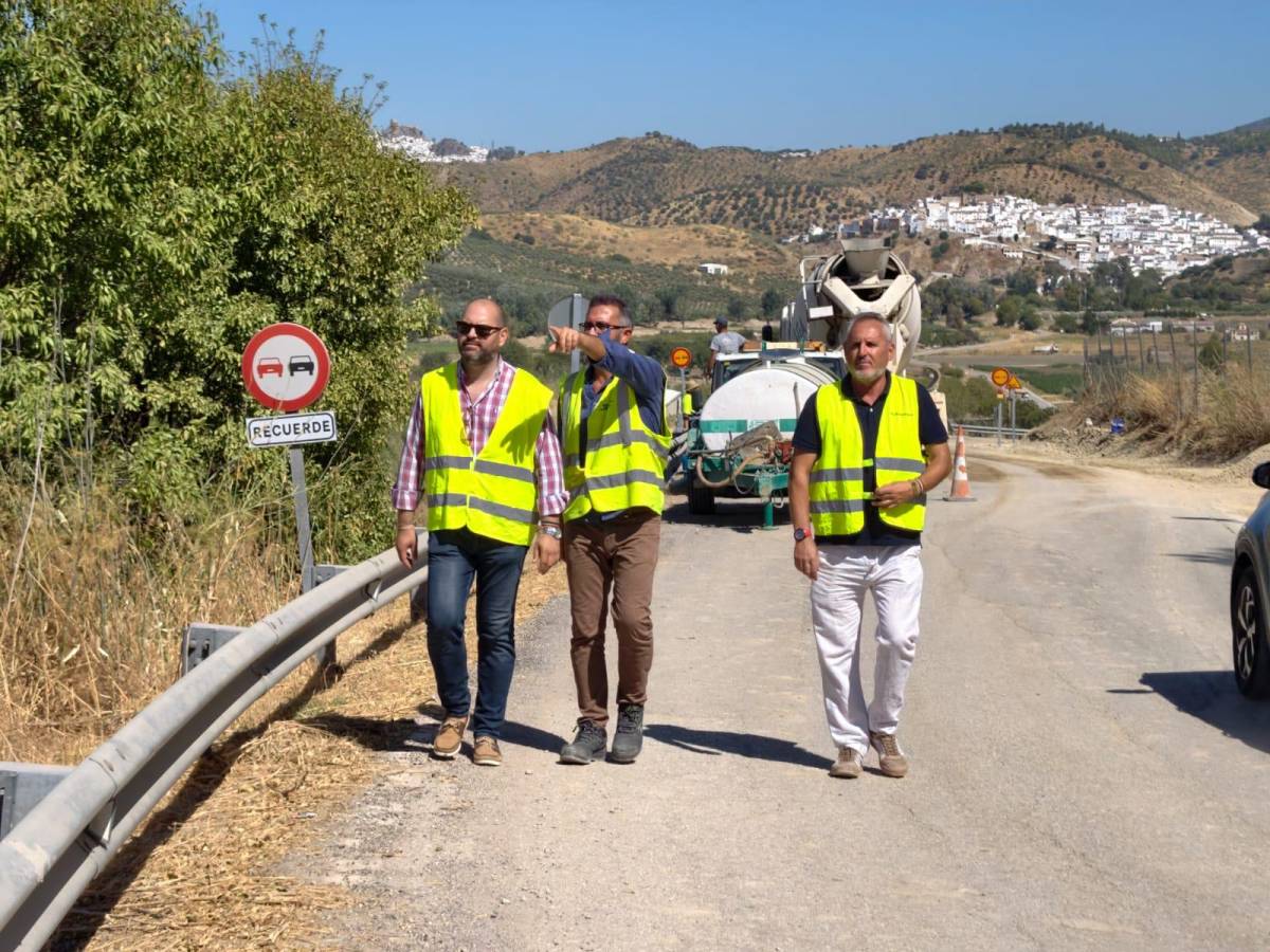 Las carreteras de Torre Alháquime, a punto de recuperar la normalidad tras los destrozos de las borrascas