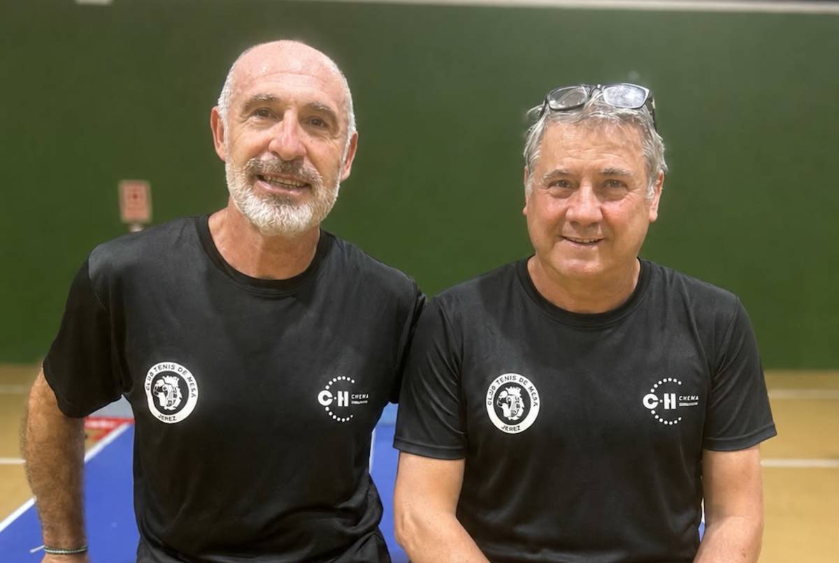 El tenis de mesa de Jerez presume de veteranos: tres jugadores, al Campeonato de España