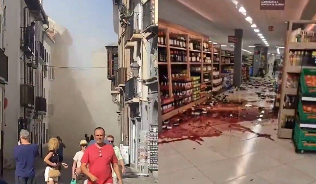 Coches dañados, supermercados paralizados y calles afectadas: las imágenes del segundo terremoto en Granada