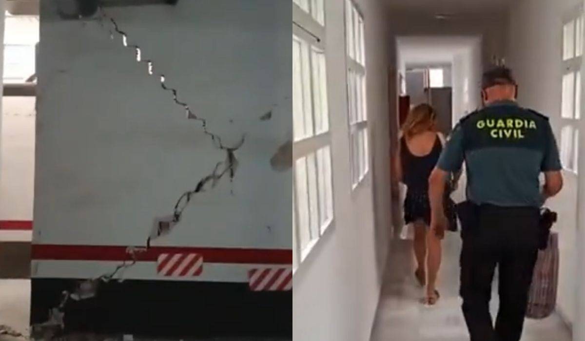A la calle con lo puesto: desalojan a un centenar de familias en Granada al detectarse daños estructurales