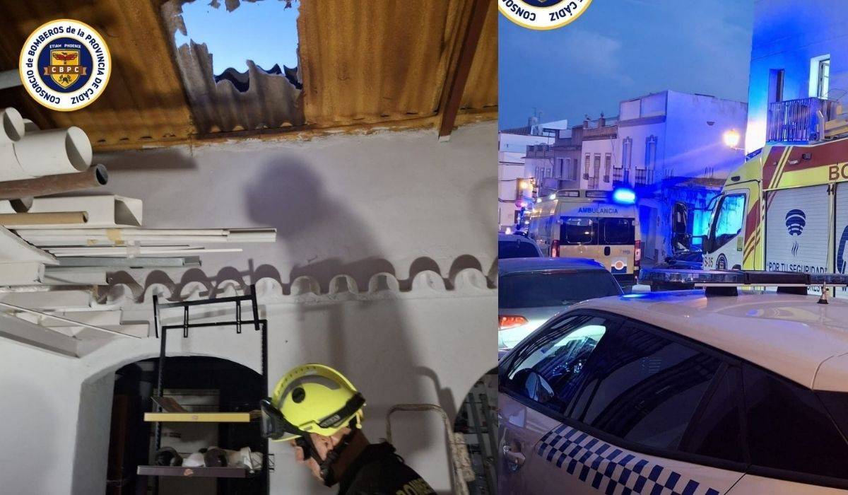 Un niño de siete años cae por un tragaluz en Villamartín y requiere rescate para acceder al establecimiento