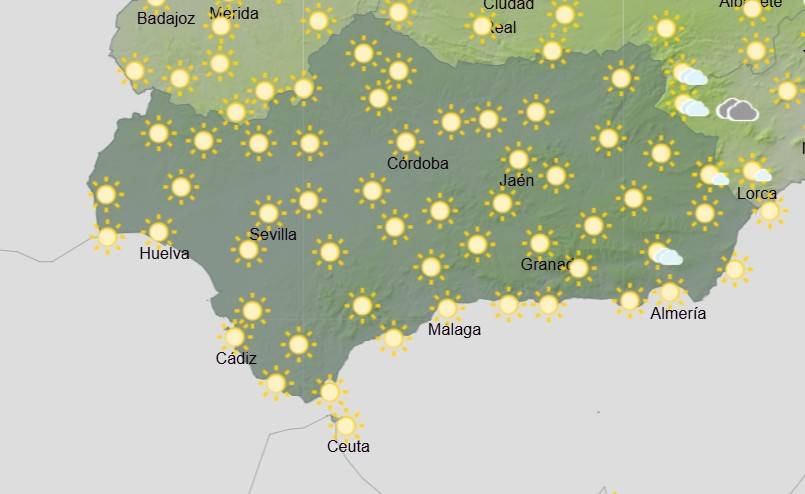 Sol generalizado el sábado. - Sol generalizado el sábado.
