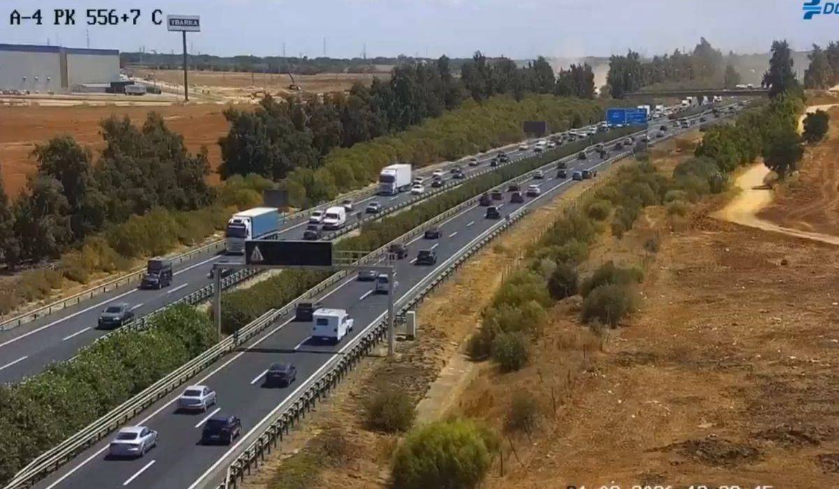 La última hora del estado de las tráfico en la AP-4 y la A-49 desde Sevilla a Cádiz y Huelva este viernes 21 de agosto