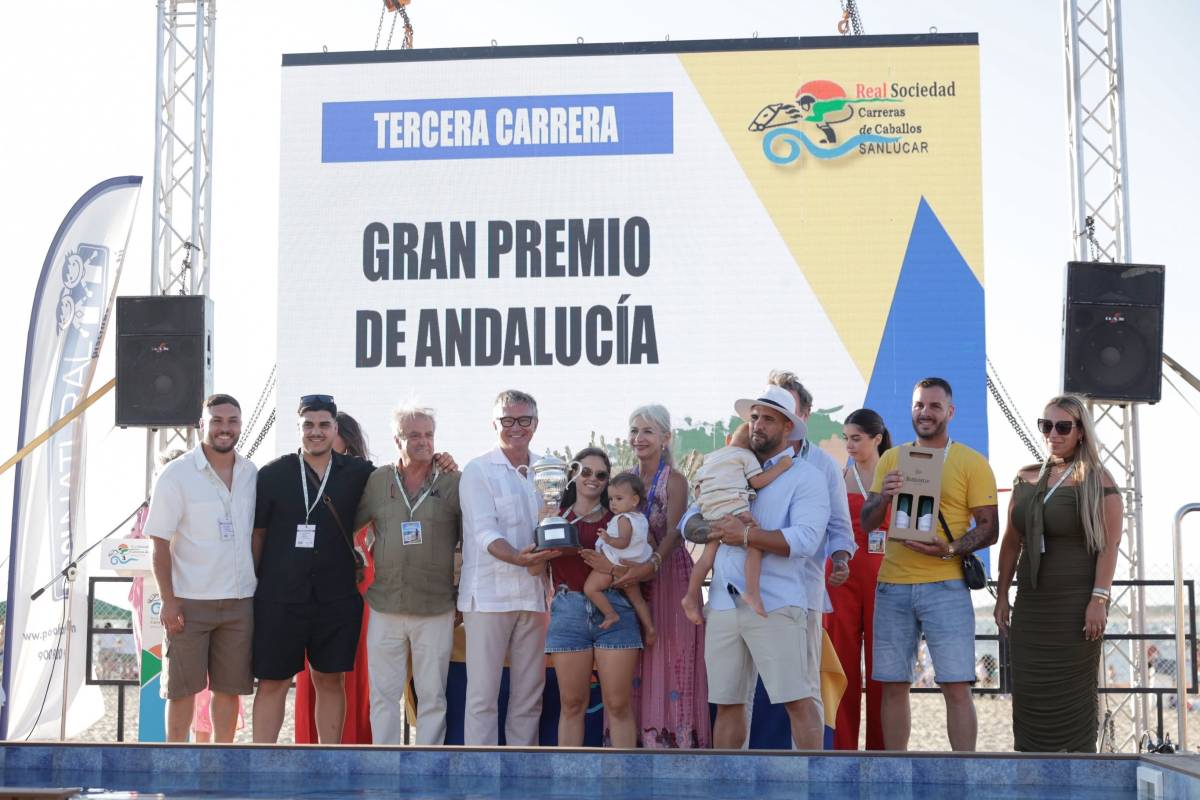 Foto de familia del Gran Premio de Andalucía. 