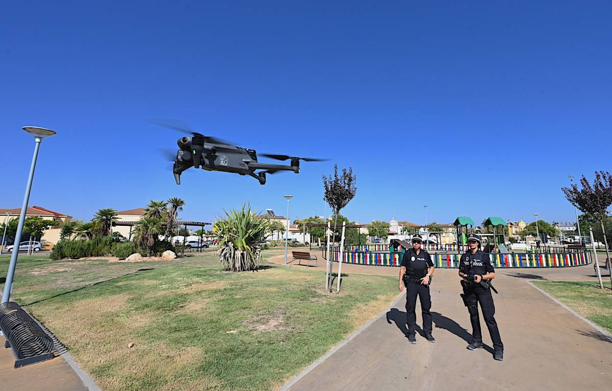 Drones contra el vandalismo en Jerez: 