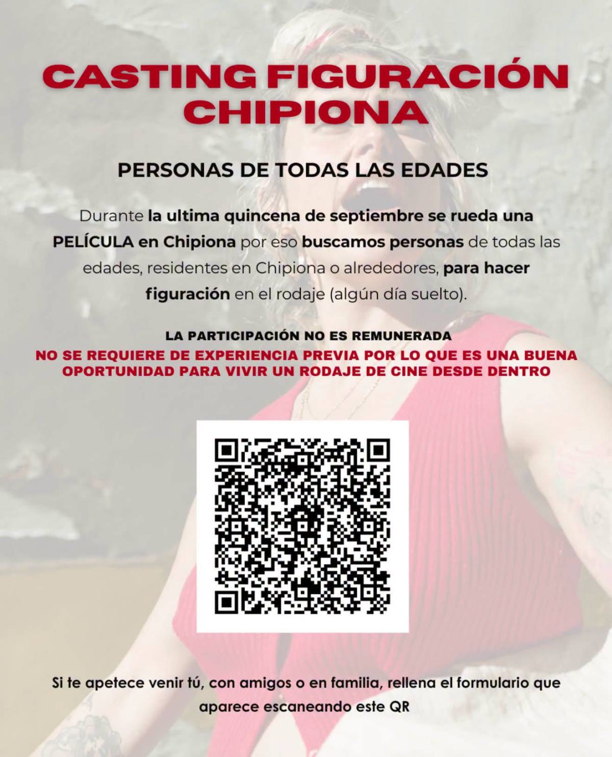 Cartel del casting. - Cartel del casting.