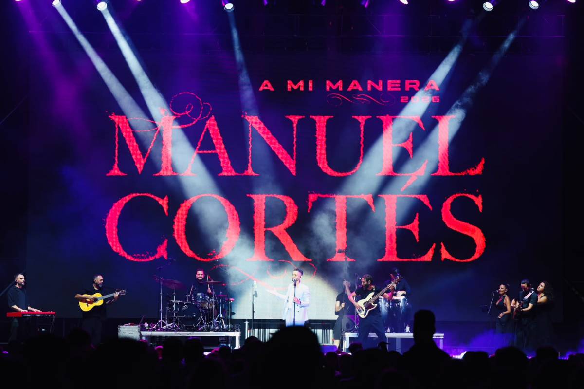 Un momento del concierto de Manuel Cortés. - Un momento del concierto de Manuel Cortés.