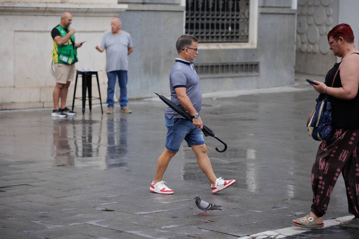 Aviso amarillo por lluvia y tormenta con probabilidad de granizo en Jerez, la Campiña, Grazalema y el litoral gaditano