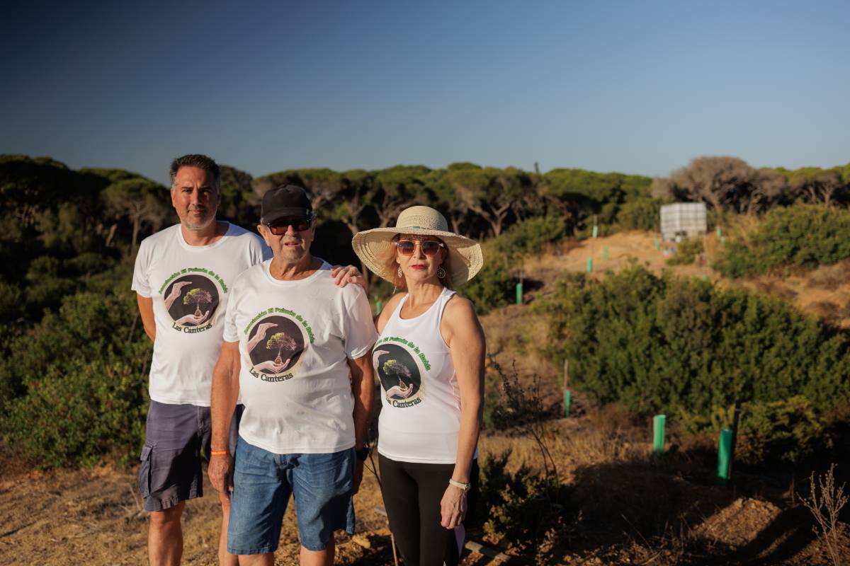 Las Canteras de Puerto Real tres años después del incendio