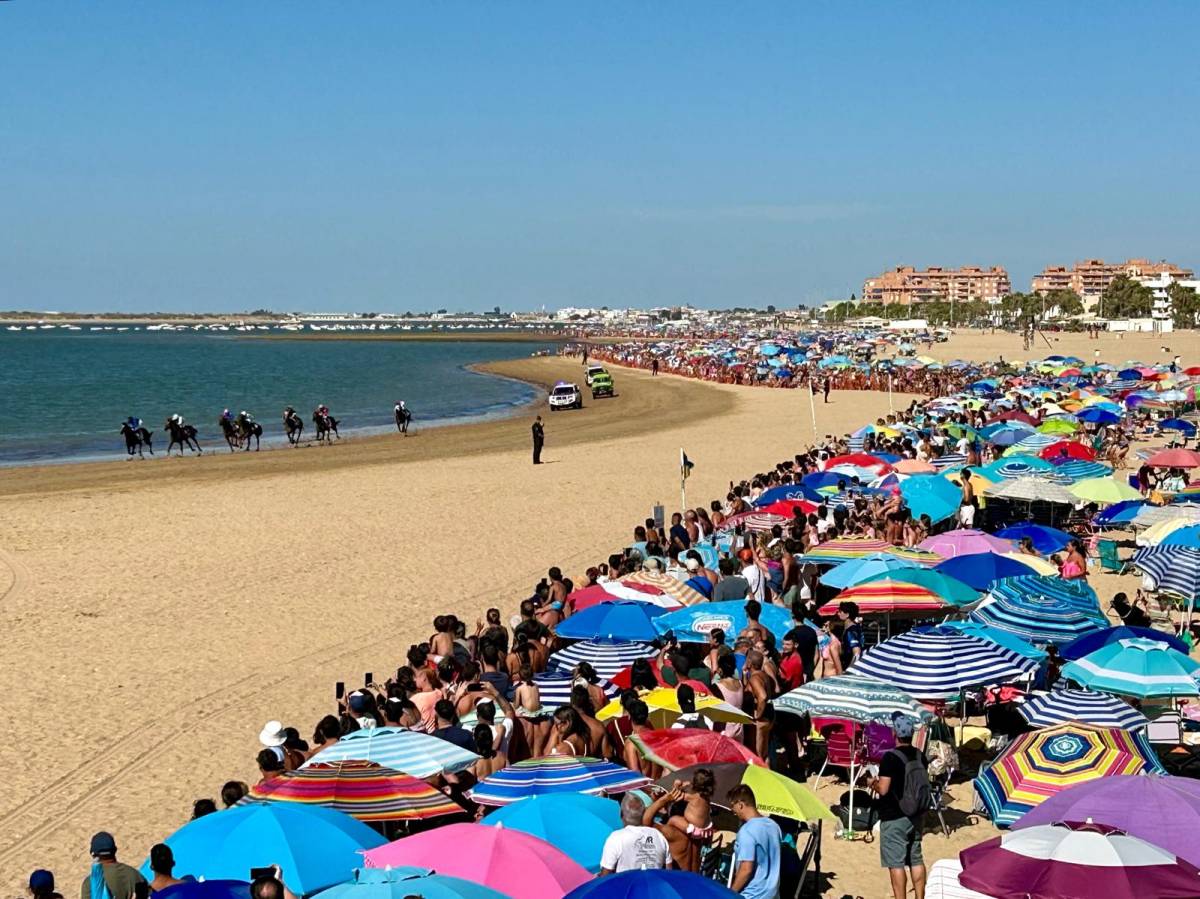 Ambiente este domingo 23 de agosto en Sanlúcar.