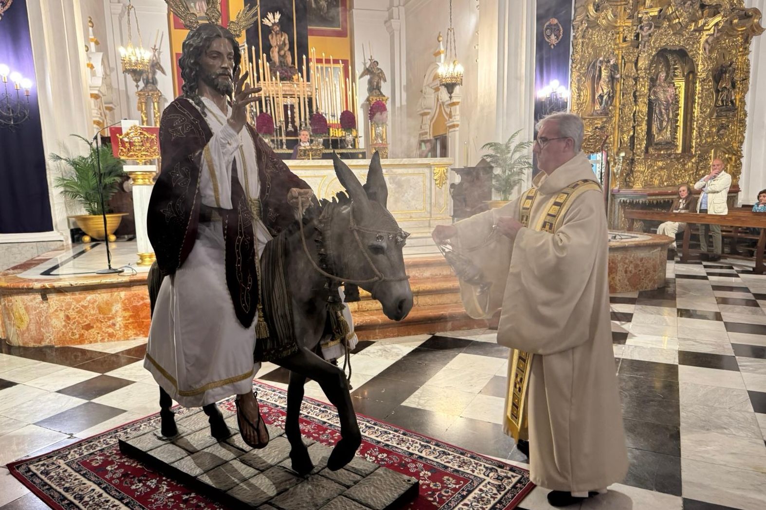 Carmona ya tiene Borriquita: una talla de Navarro Arteaga procesionará por primera vez este Domingo de Ramos