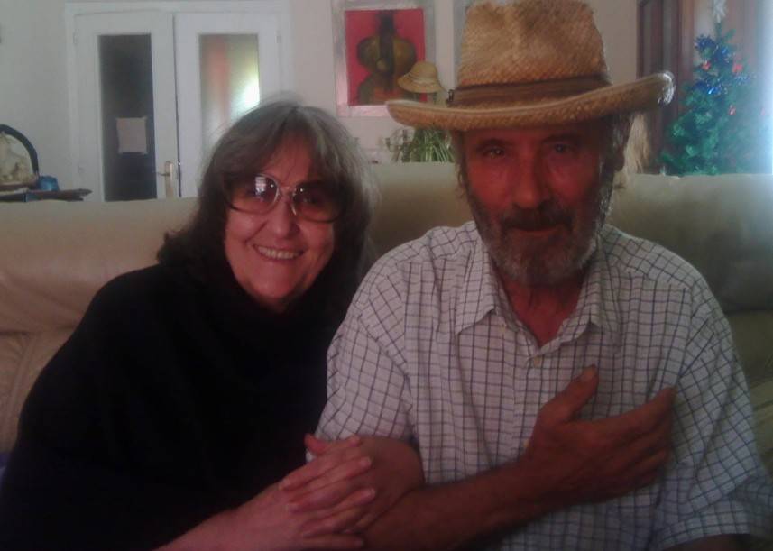Elena Bermúdez y El Cabrero, en una foto publicada por ellos en redes en 2024.