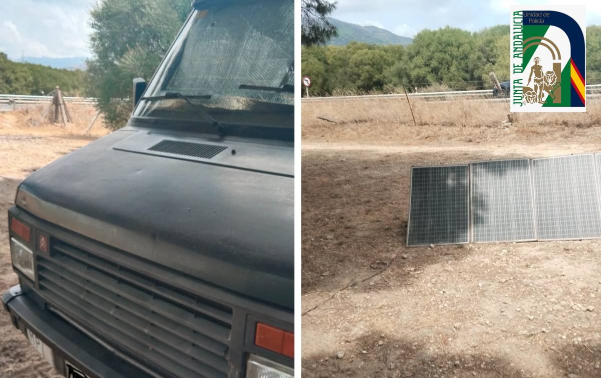 Acampa con placas solares en Tarifa, sobre suelo natural protegido y en temporada de alto riesgo de incendios forestales