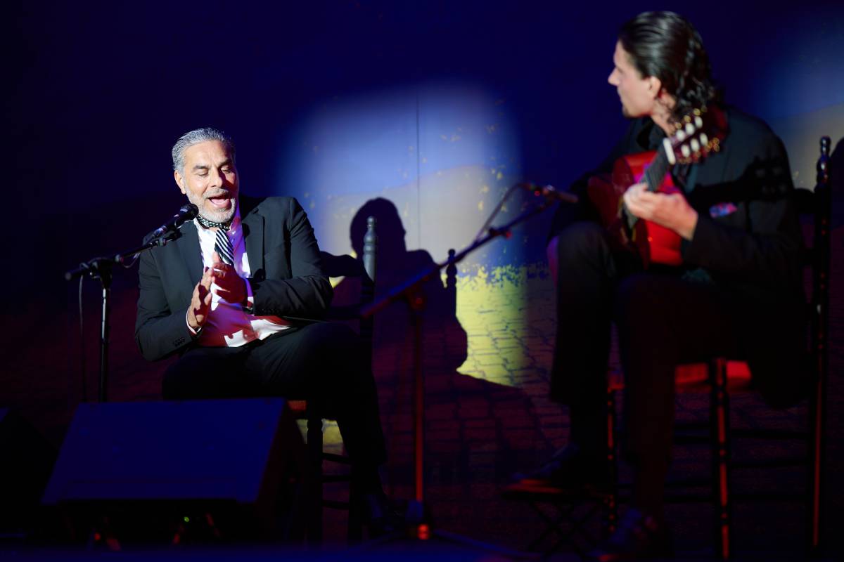 Pedro 'El Granaíno' y Gabriel Lorente en el 'Candela de Pamplona'