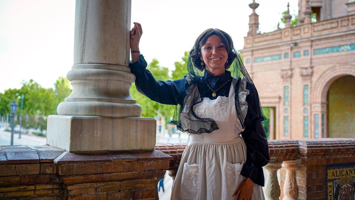 camino al 29 visita teatralizada parque maria luisa plaza españa sevilla engranajes culturales