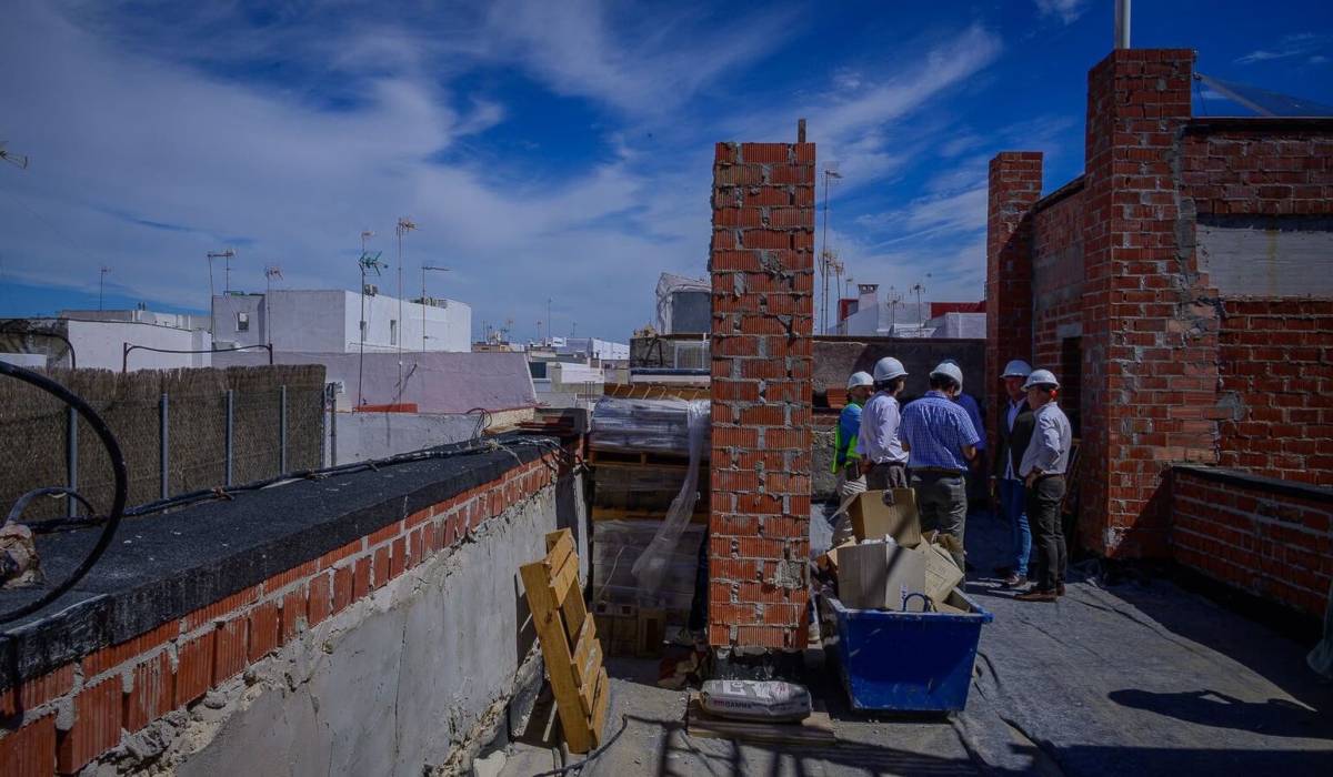 Las obras del nuevo centro de la calle Soledad avanzan hacia su finalización en Cádiz