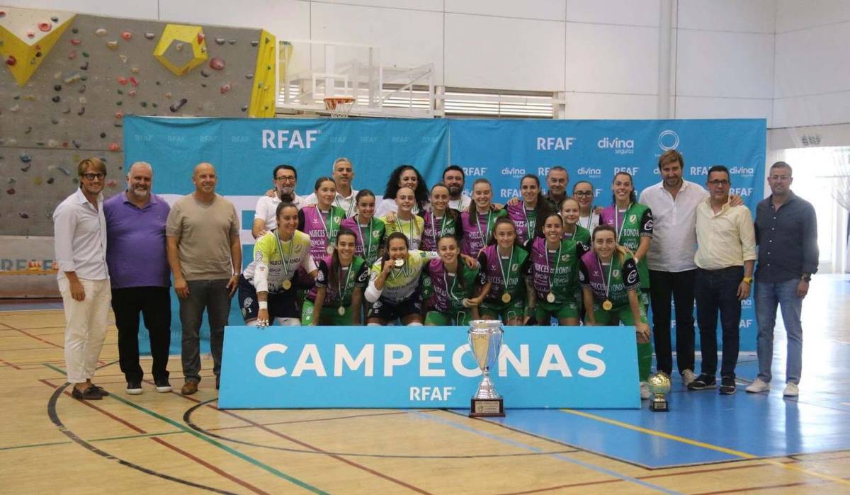 El Atlético Torcal, campeonas de Andalucía