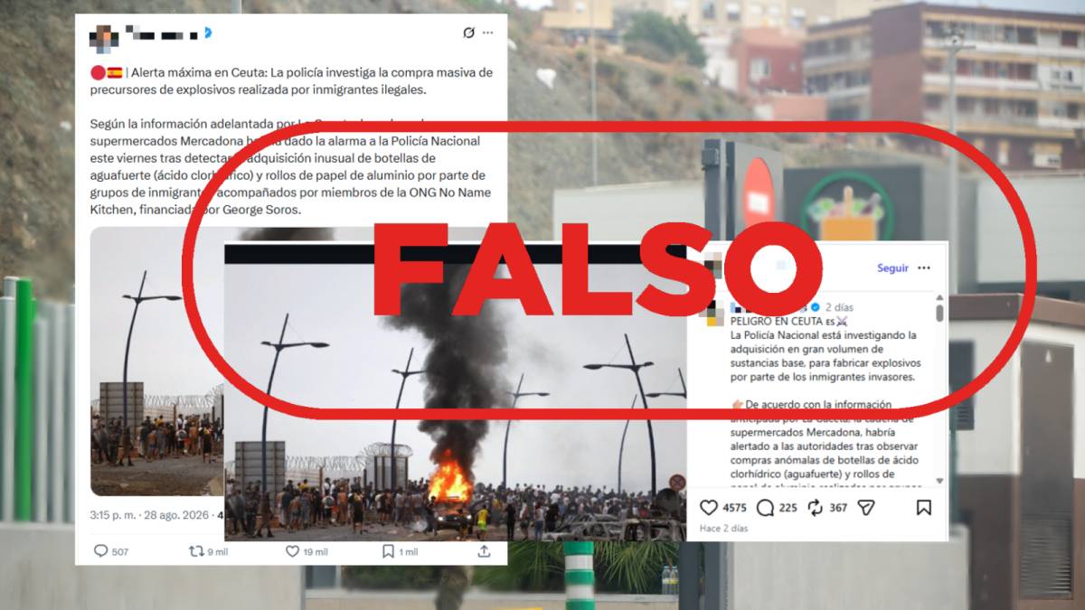 Bulo: no, Mercadona no ha denunciado una compra masiva de explosivos por parte de migrantes en Ceuta