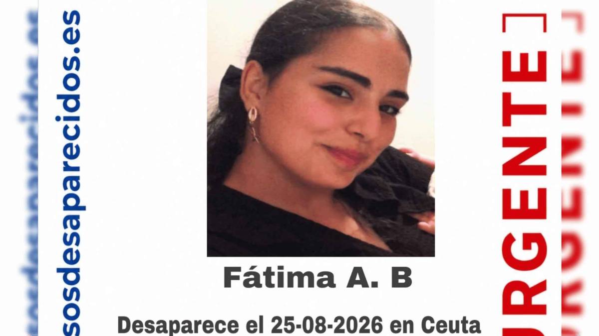 Buscan en Ceuta a Fátima, una joven de 20 años desaparecida hace una semana
