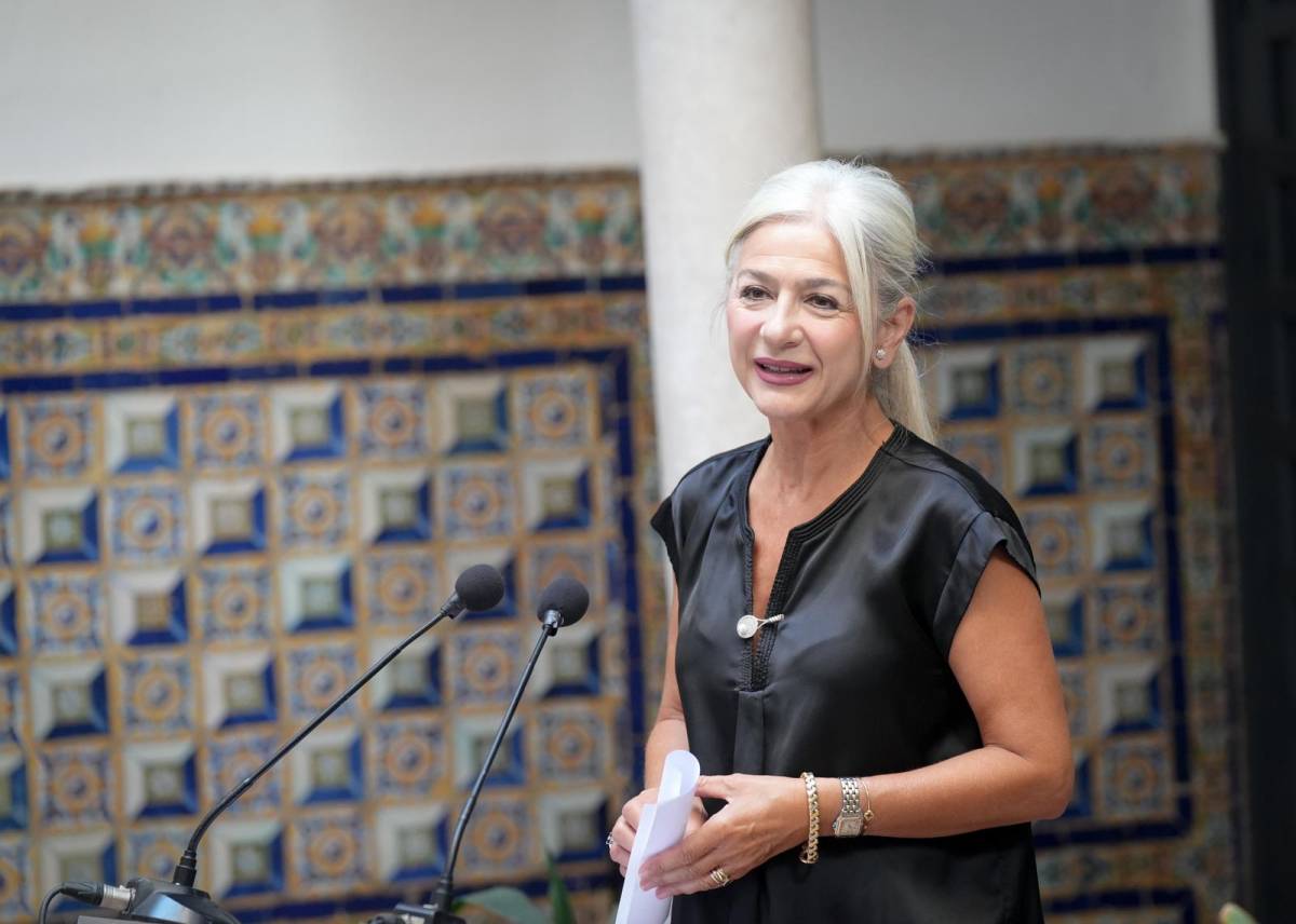 Patricia del Pozo, en la sede del Instituto Andaluz de Flamenco en Sevilla