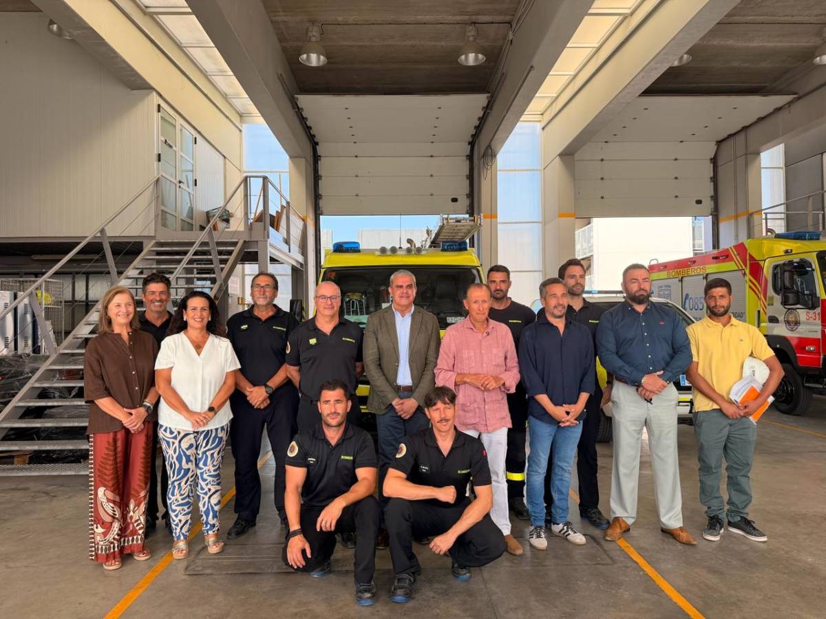 Así moderniza Chiclana su parque de bomberos: nuevos medios técnicos y más seguridad