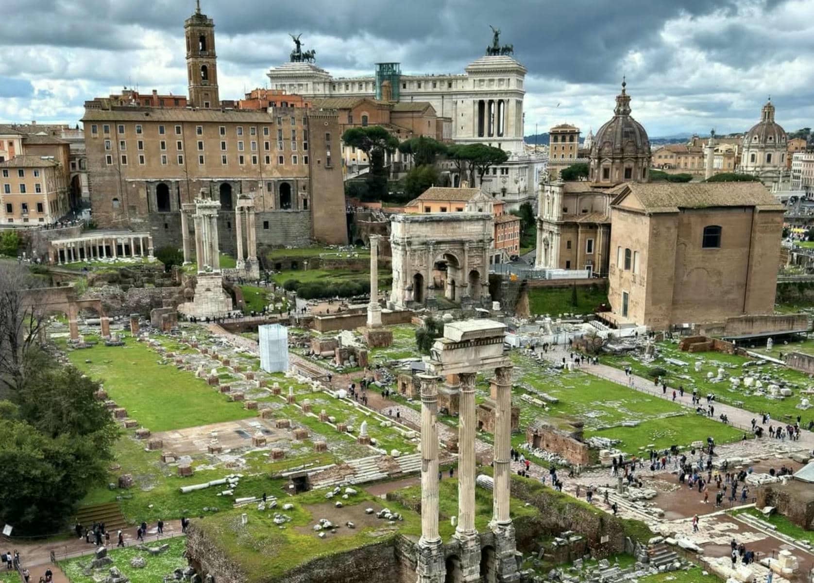 Ruinas romanas, en una imagen reciente. - 