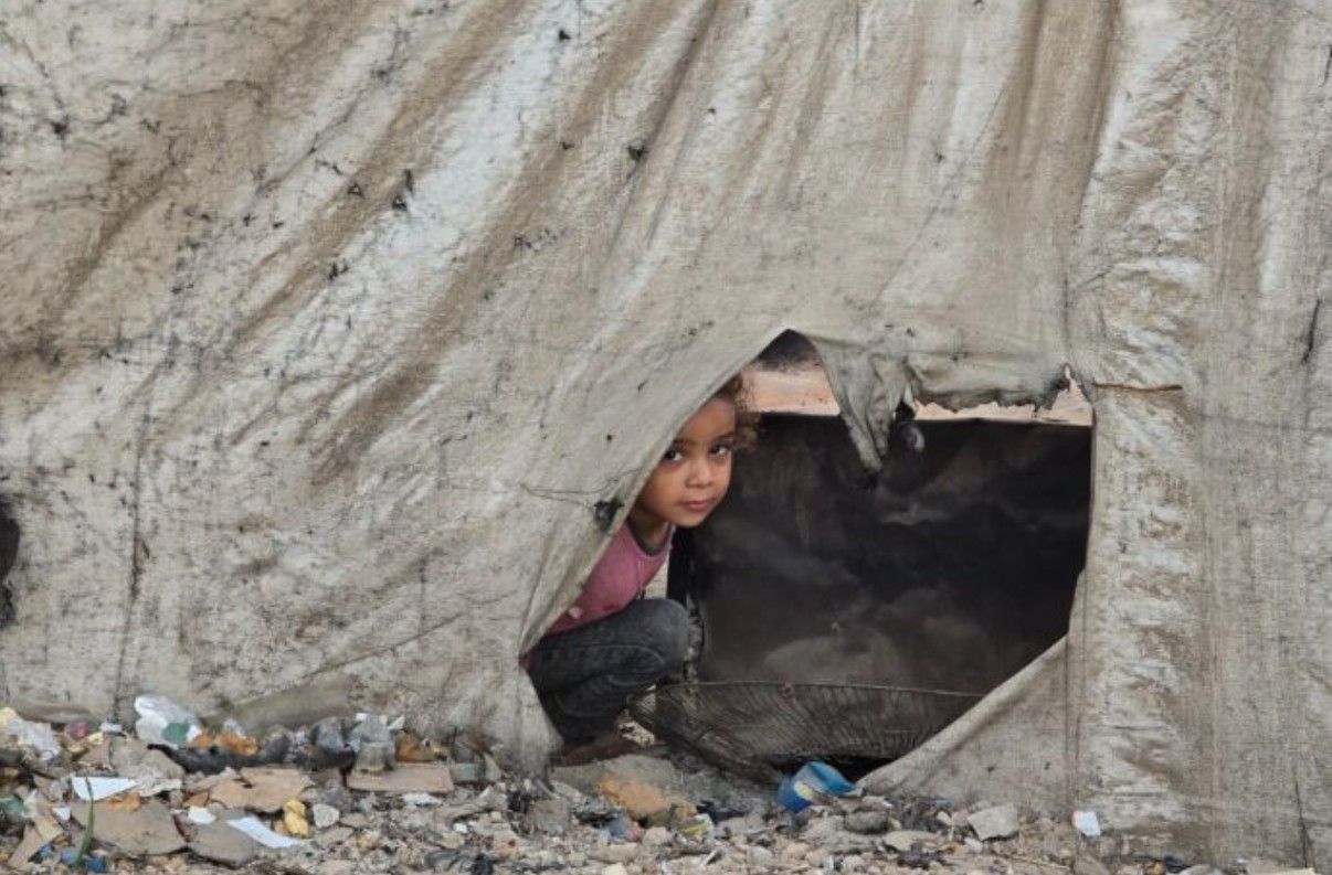 Una niña en Gaza, en una imagen de Acnur. - 