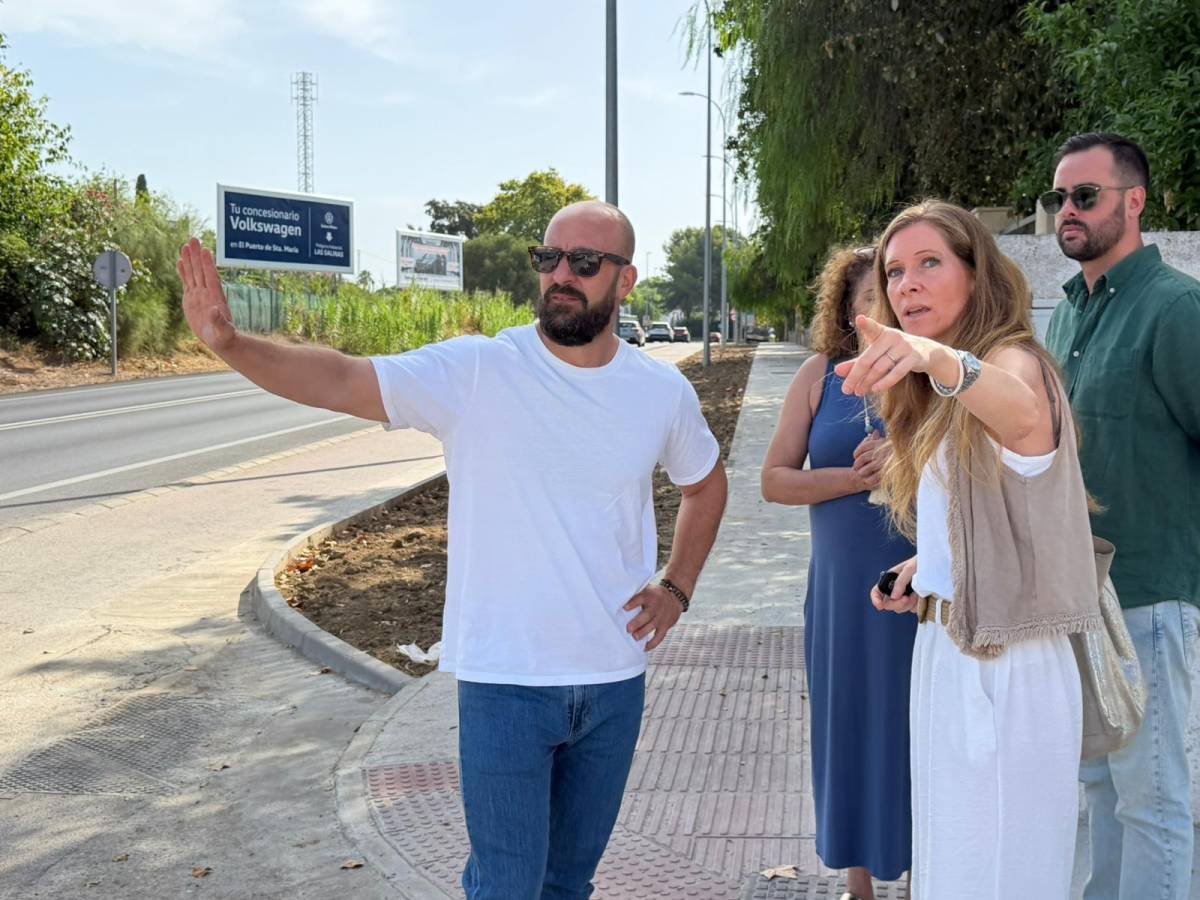 El Puerto estrena paseo para ir andando de Fuentebravía a Vistahermosa