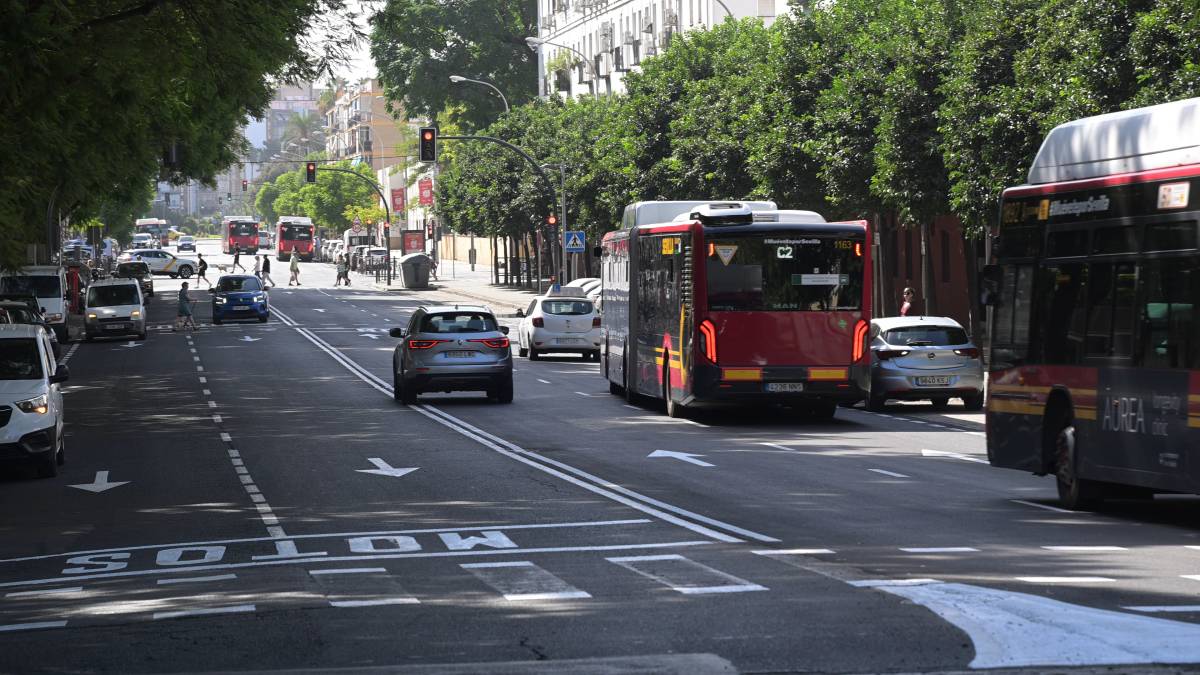 Dos arterias clave de Triana, renovadas: terminan las obras de reasfaltado