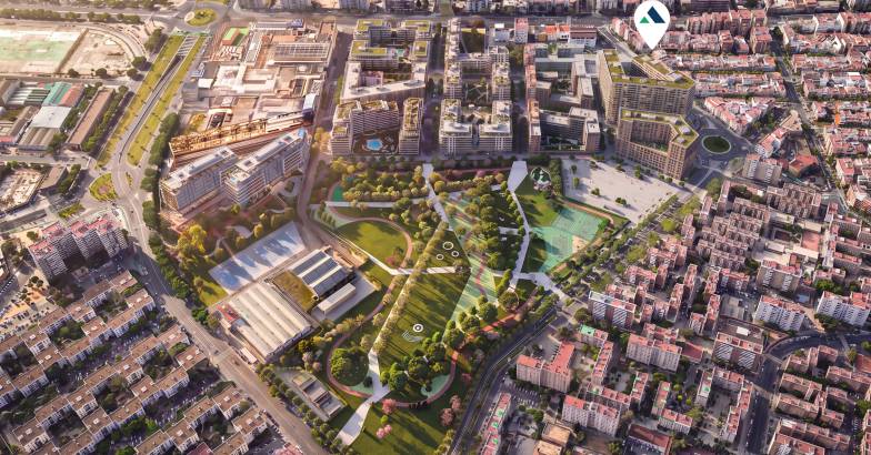 Sevilla tendrán otras 612 VPO con piscina, gimnasio y zonas infantiles en el nuevo barrio de la Cruz del Campo: