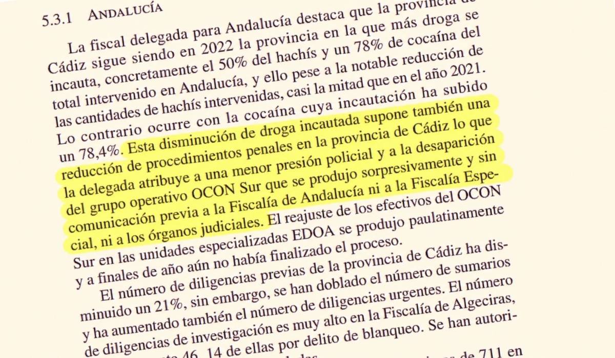Extracto de la memoria de la Fiscalía de 2023. - Extracto de la memoria de la Fiscalía de 2023.