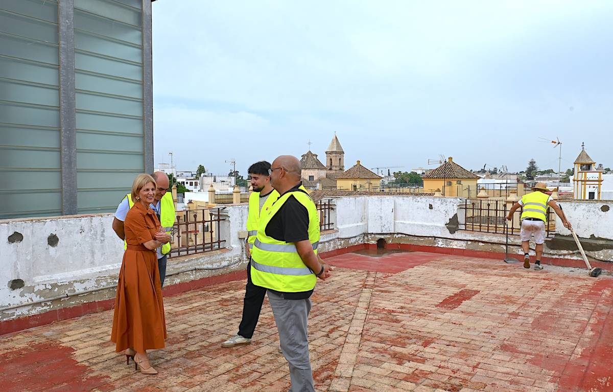 La Biblioteca central de Jerez se blinda contra las goteras con una reforma de 48.000 euros