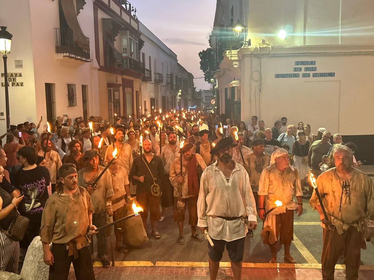 Recreación histórica por las calles de Sanlúcar.