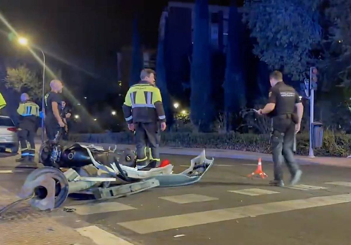 Muere un policía nacional en un accidente de tráfico con su moto tras salir de trabajar