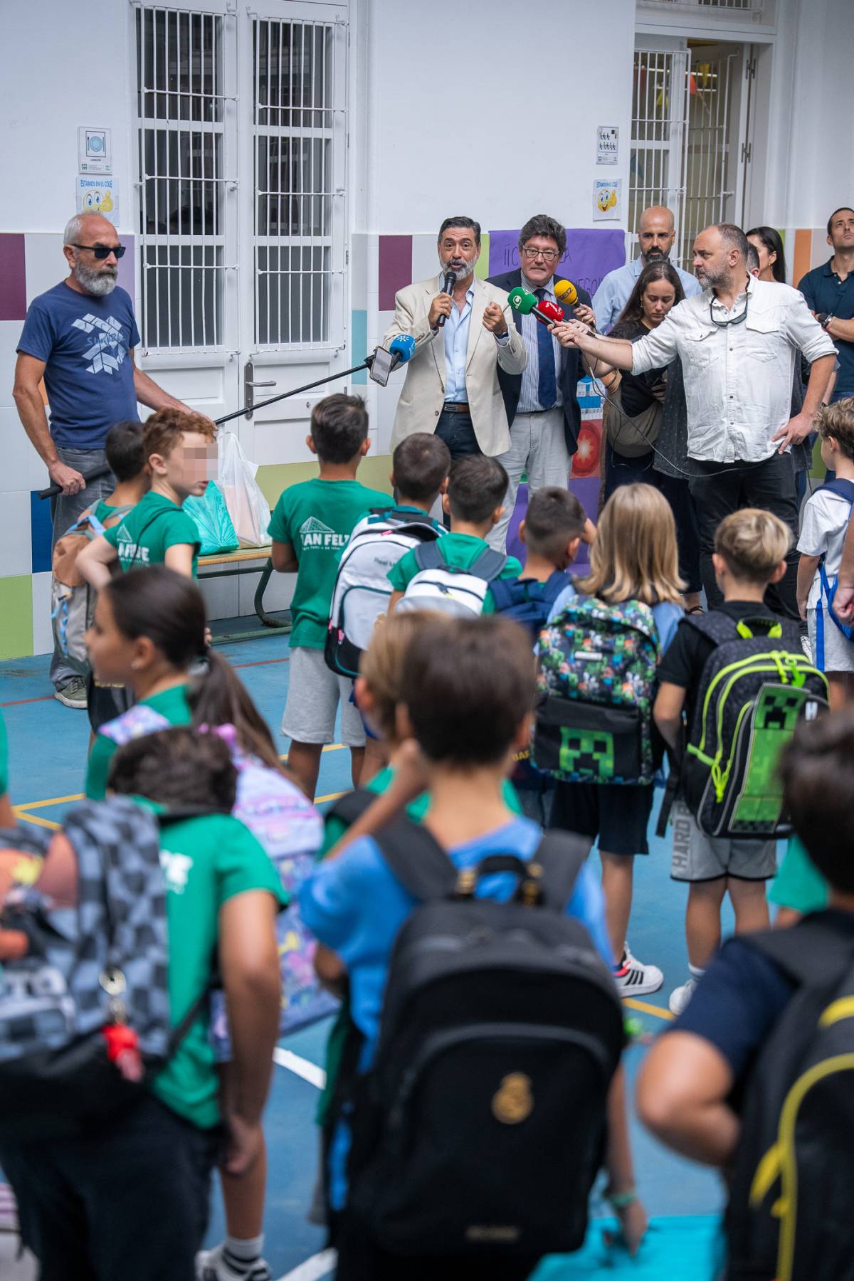 Comienzo del Curso escolar 26/27 Cádiz Colegio publico san felipe