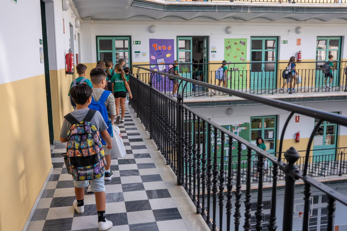 Comienzo del Curso escolar 26/27 Cádiz Colegio publico san felipe