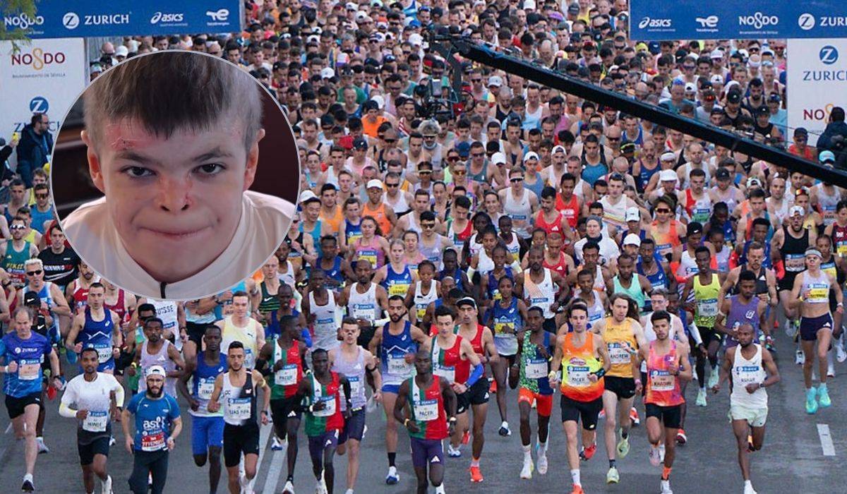 La lucha de Leo, el niño con Piel de Mariposa, sale a las calles de Sevilla en una carrera solidaria
