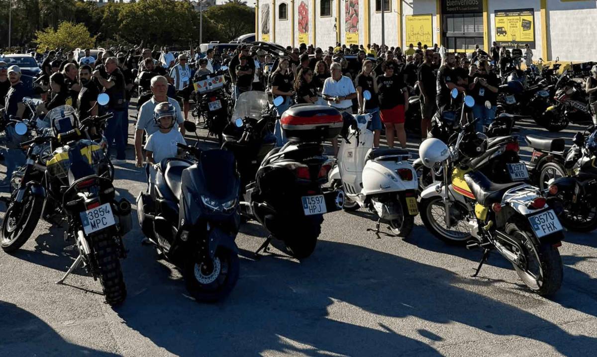 Así ha sido la V Ruta Motera de Sanlúcar contra el acoso escolar: cientos de moteros unidos por una causa