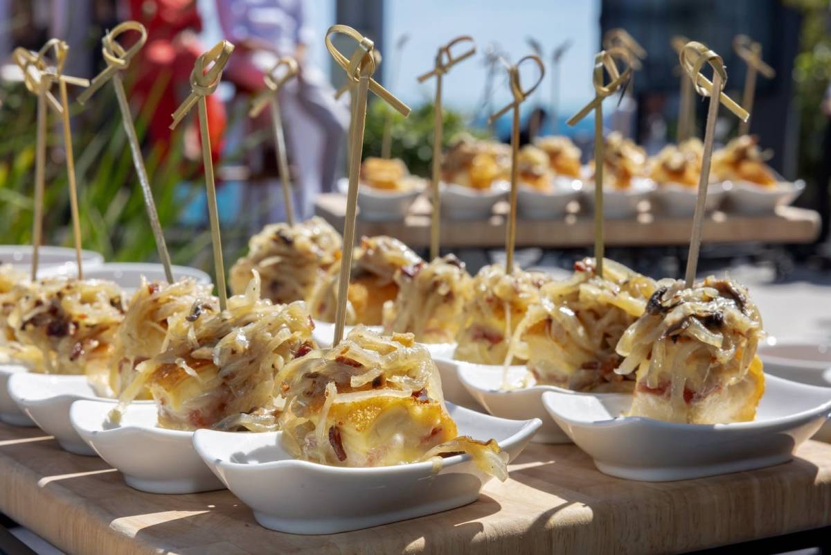 Un plato preparado para vender las bondades culinarias de Jerez.