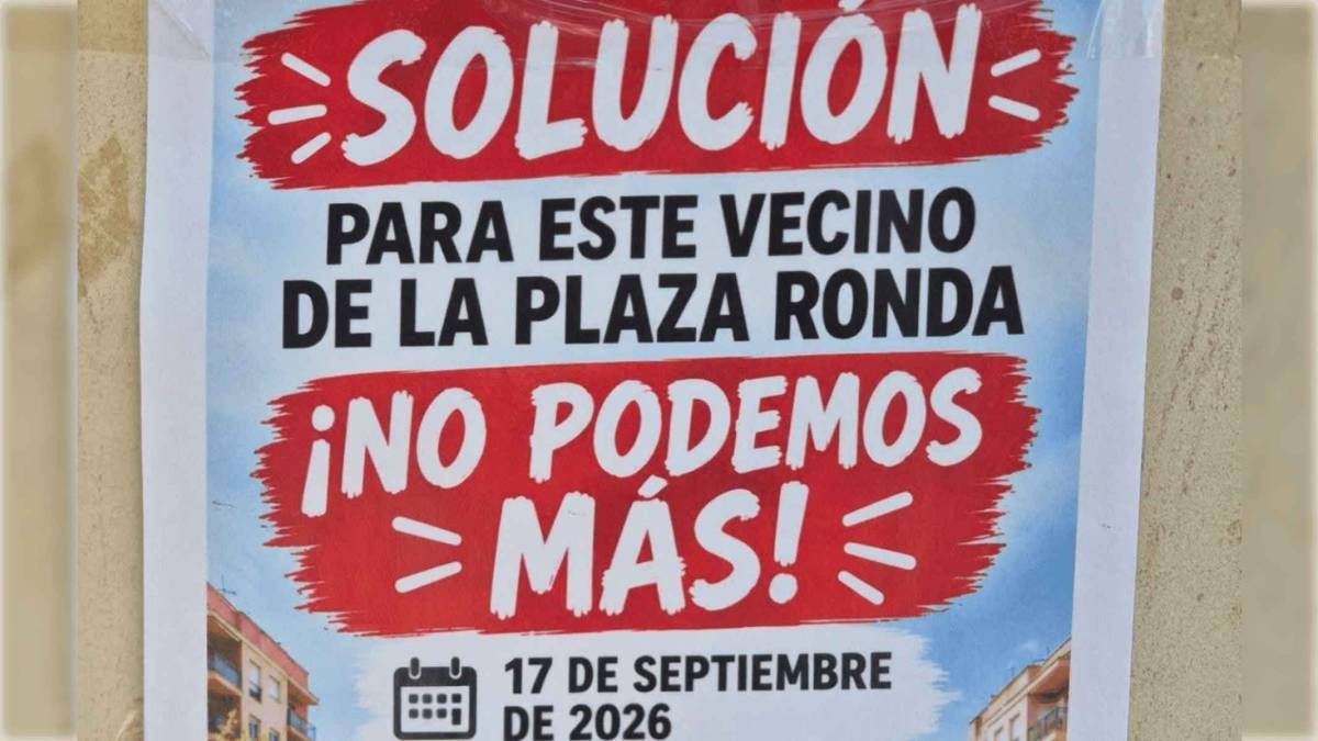 El vecino problemático de La Granja amenaza a los residentes y retira los carteles de la concentración contra él
