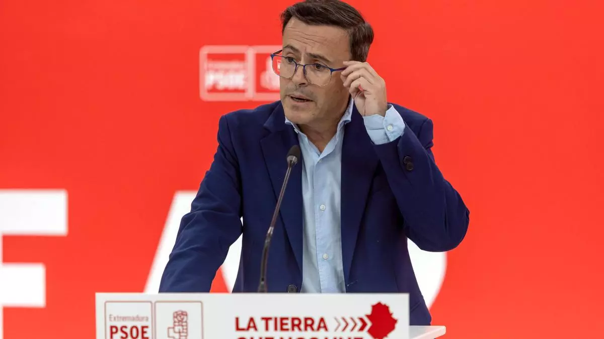 Miguel Ángel Gallardo, ex presidente de la Diputación de Badajoz. - 