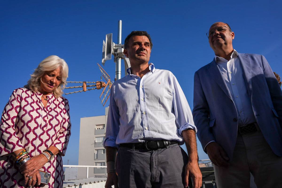Sirena de alarma simulacro tsunami Cádiz 