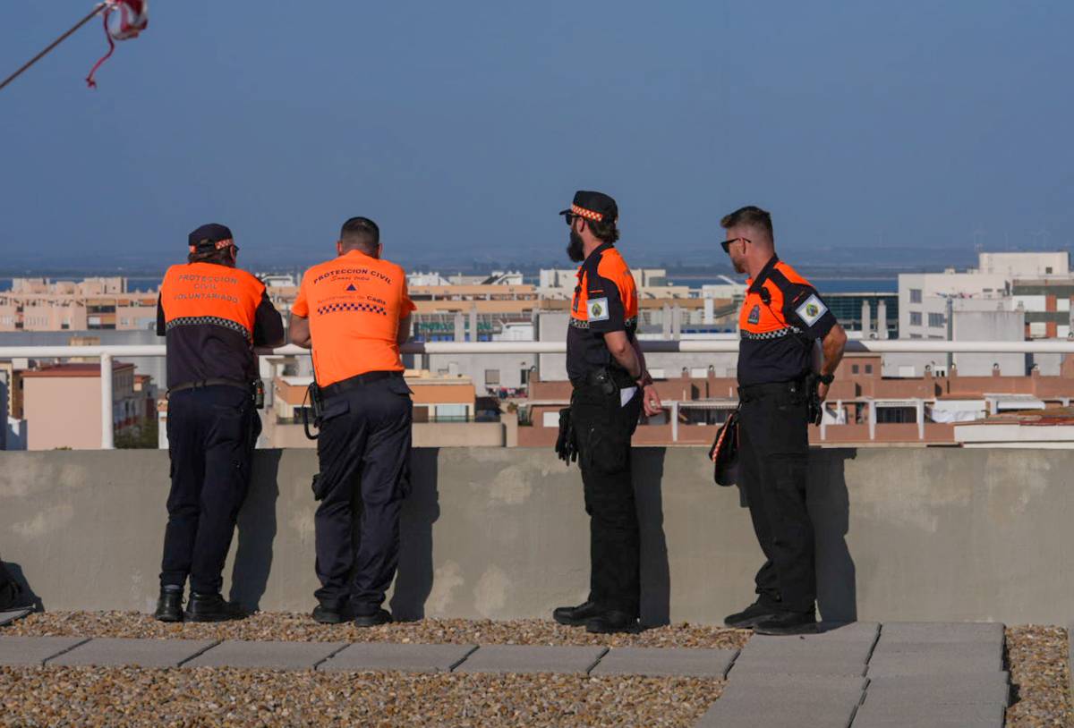 Sirena de alarma simulacro tsunami Cádiz 