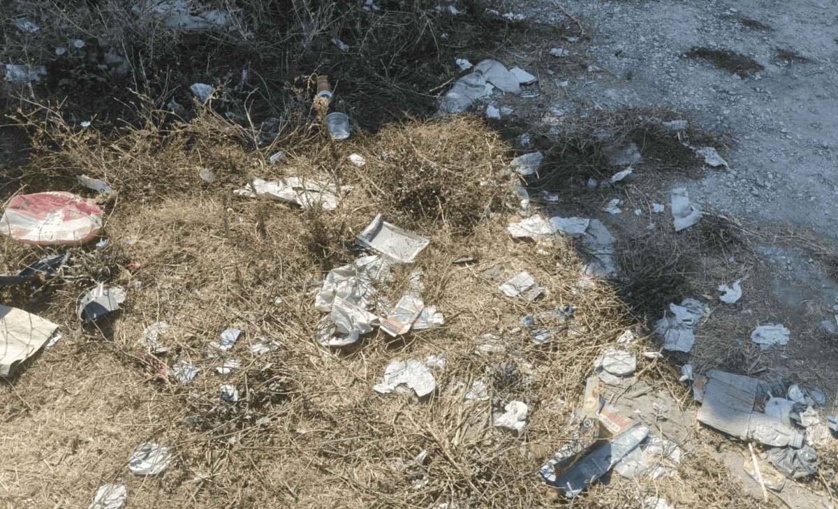 Otra imagen de basura en las proximidades de la Venta Daniela. - Otra imagen de basura en las proximidades de la Venta Daniela.
