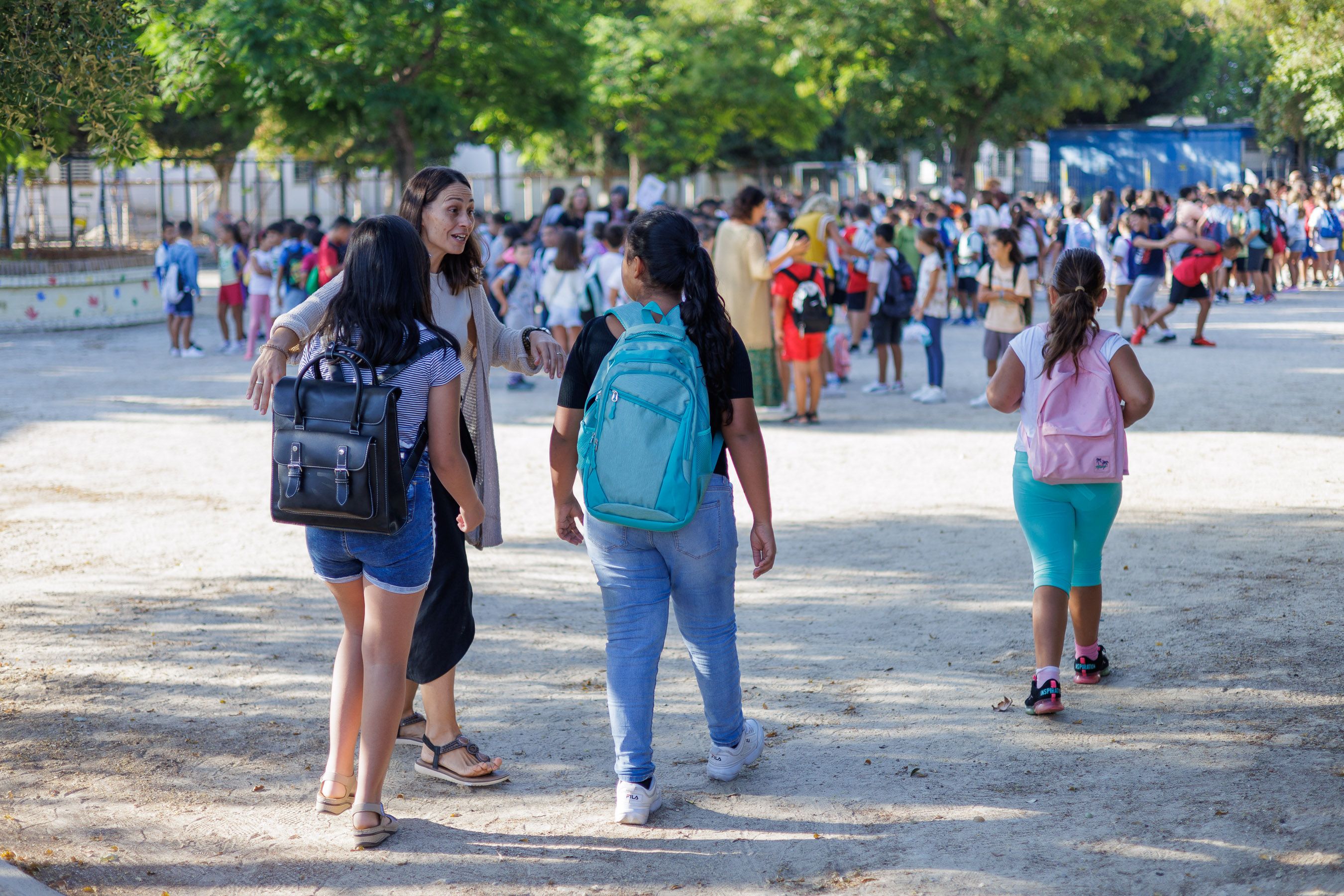 La vuelta al cole en una escuela pública de Jerez. - JUAN CARLOS TORO